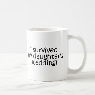 Taza De Café Sobreviví la boda de mi hija