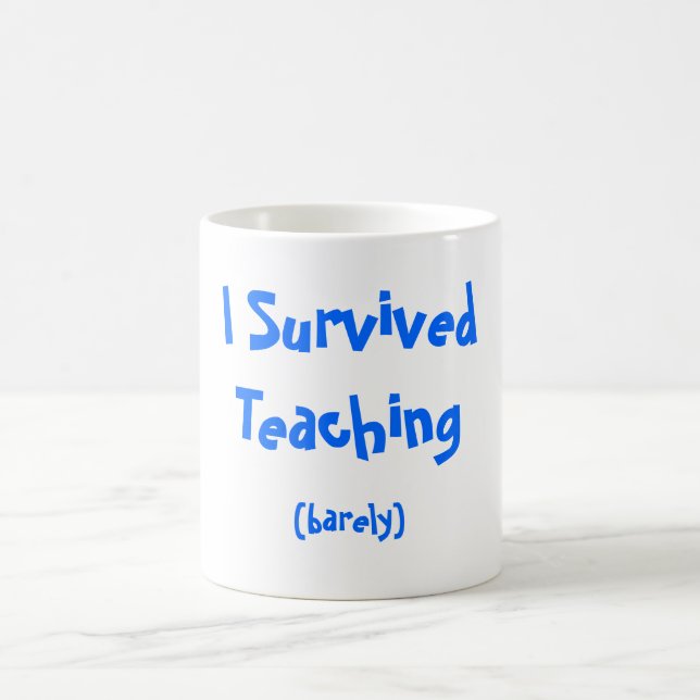 Taza De Café Sobreviví la enseñanza (Centro)