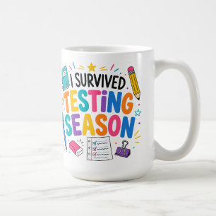 Taza De Café Sobreviví la temporada de exámenes Humor escolar