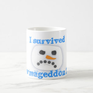 Taza De Café Sobreviví Snowmageddon 2010
