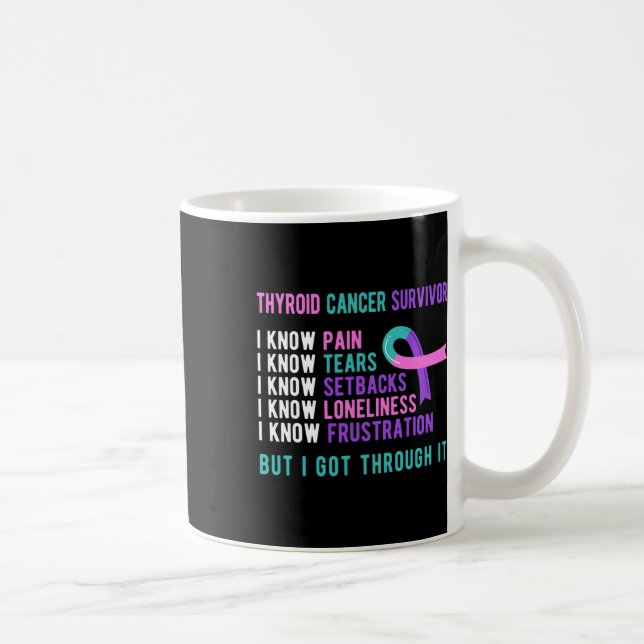 Taza De Café Sobreviviente de cáncer 4 (Derecha)
