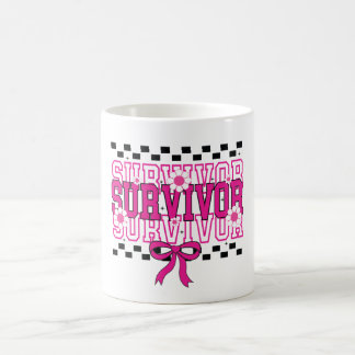 Taza De Café Sobreviviente de cáncer de mama Rosa