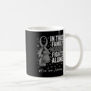 Taza De Café Sobreviviente de cinta gris lucha contra concienci