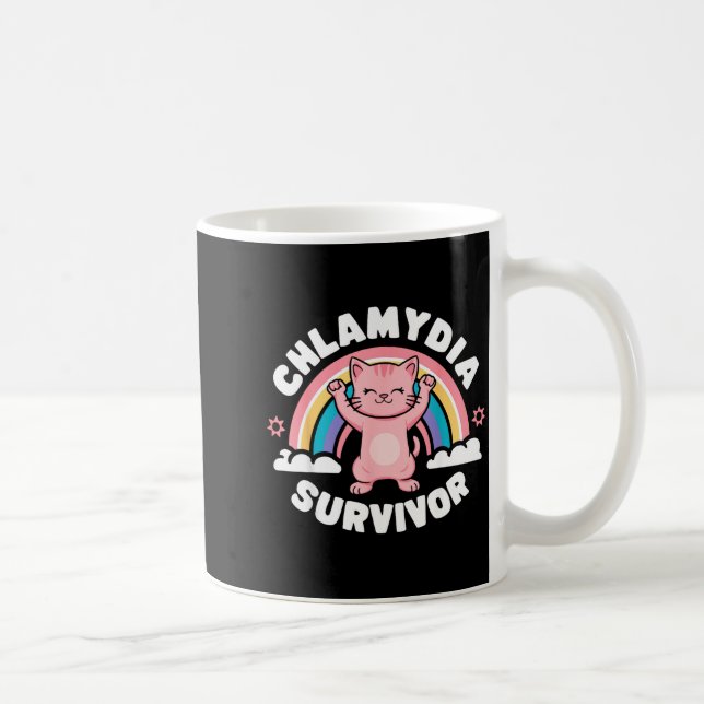 Taza De Café Sobreviviente de clamidia (Derecha)