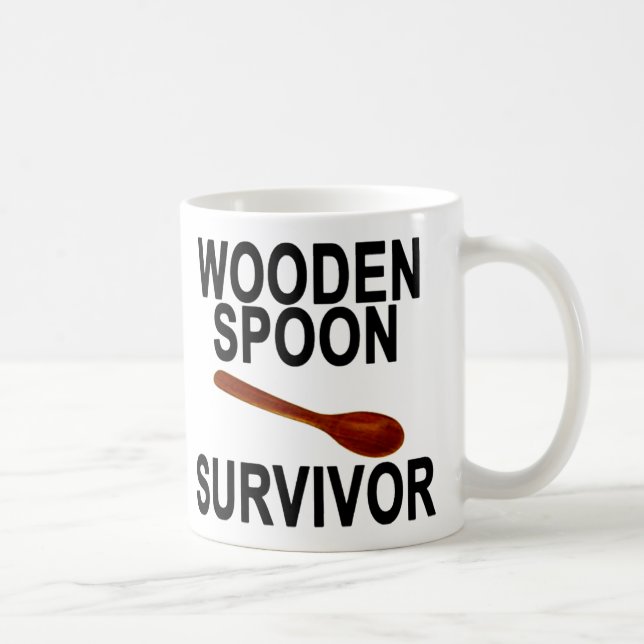 TAZA DE CAFÉ SOBREVIVIENTE DE ESPONER DE MADERA (Derecha)