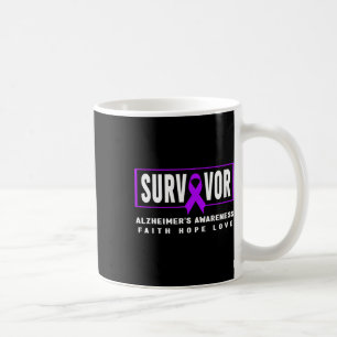 Taza De Café Sobreviviente de Heimerheimer - Cinta púrpura Heim
