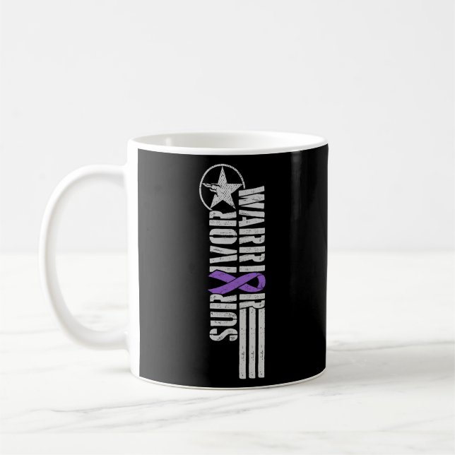 Taza De Café Sobreviviente de violencia doméstica - Guerrero mo (Izquierda)