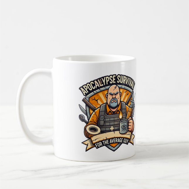 Taza De Café Sobreviviente del apocalipsis Café Mug (Izquierda)