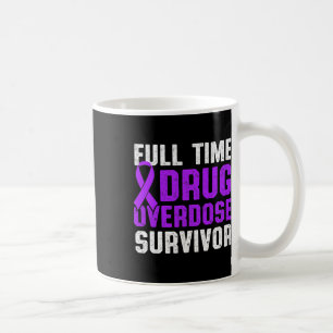 Taza De Café Sobreviviente del guerrero de la sobredosis de dro