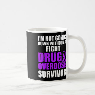 Taza De Café Sobreviviente del guerrero de la sobredosis de dro