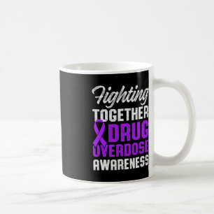 Taza De Café Sobreviviente del guerrero de la sobredosis de dro