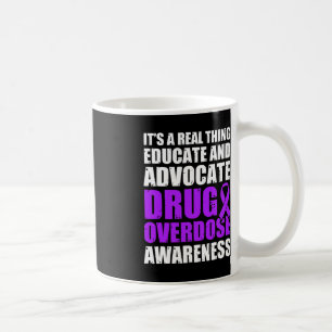 Taza De Café Sobreviviente del guerrero de la sobredosis de dro