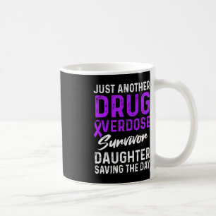 Taza De Café Sobreviviente del guerrero de la sobredosis de dro