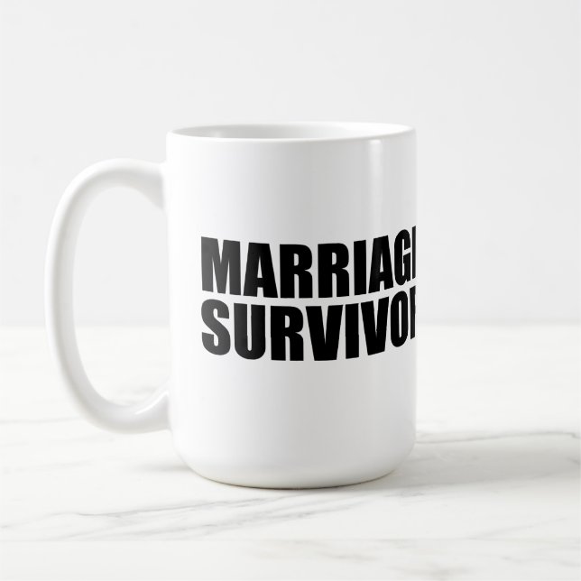 Taza De Café Sobreviviente del matrimonio (Izquierda)