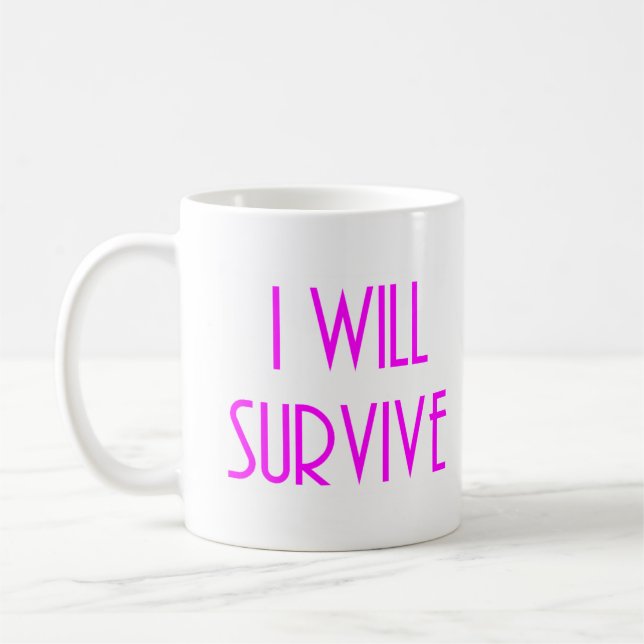 Taza De Café Sobreviviré (Izquierda)