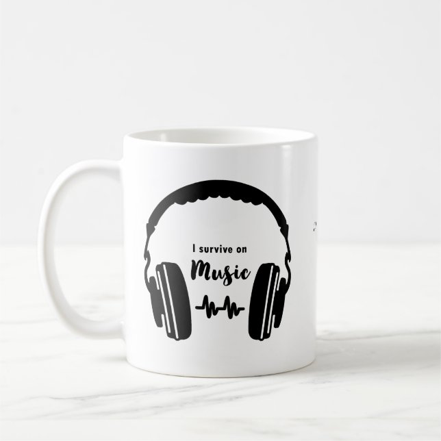 Taza De Café Sobrevivo en la música (Izquierda)