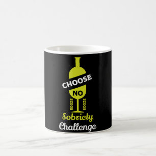 Taza De Café Sobriedad del alcohol Apoyo Teetotal sin alcohol