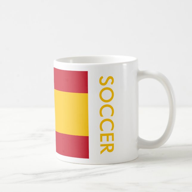 TAZA DE CAFÉ SOCCER DE ESPAÑA (Derecha)