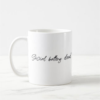 Taza De Café Social battery dead