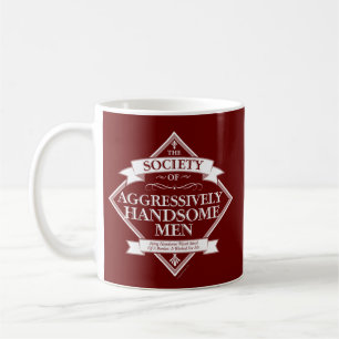 Taza De Café Sociedad de hombres agresivamente guapos