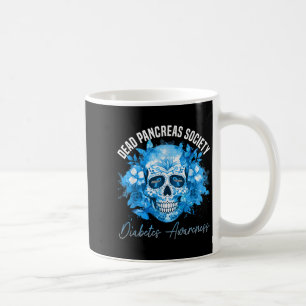 Taza De Café Sociedad de Páncreas Muerto Diabetes Awareness Flo
