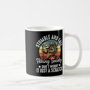 Taza De Café Sociedad de senderismo tropezar y caer Sloth diver