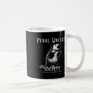 Taza De Café Sociedad del Tío Feral Retro Amantes Divertidos de
