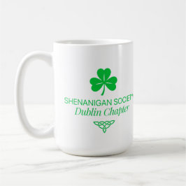 Taza De Café Sociedad Shenanigan Capítulo de Dublín Patrimonio 