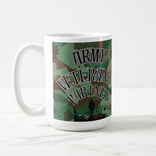 Taza De Café Socio del Veterano del Ejército (Izquierda)