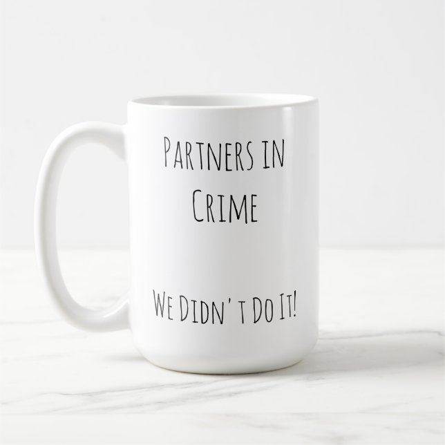 Taza De Café Socio fotográfico en delitos (Izquierda)