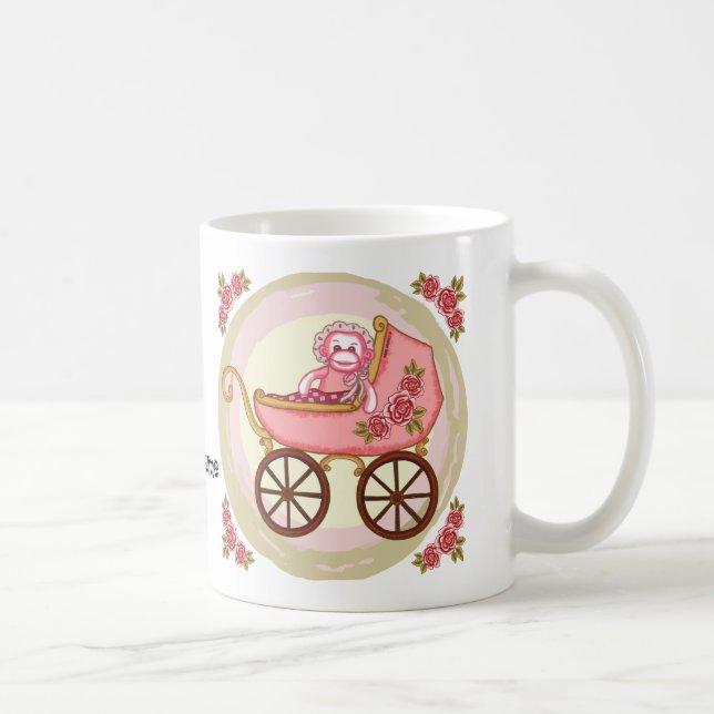 Taza De Café Sock Monkey Baby Buggy (Derecha)