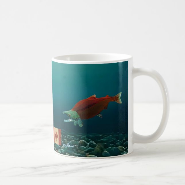 Taza De Café Sockeye Salmon (Derecha)