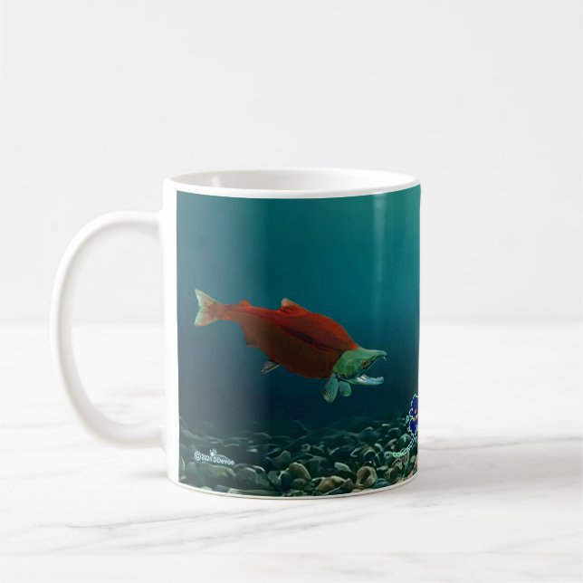 Taza De Café Sockeye Salmon (Izquierda)