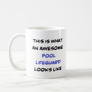 Taza De Café socorrista de piscina, impresionante