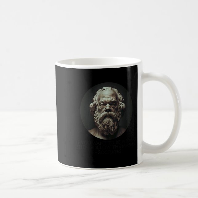 Taza De Café Sócrates Cita Cómo Estar Equivocado - El Antiguo G (Derecha)