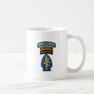 Taza De Café SOF SFG SOC de las boinas verdes SF del grupo de