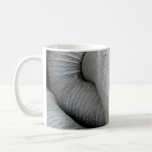 Taza De Café sofá de tela gris y negro
