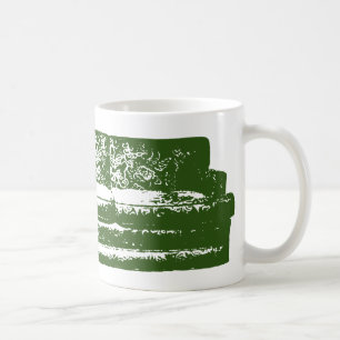 Taza De Café sofá verde