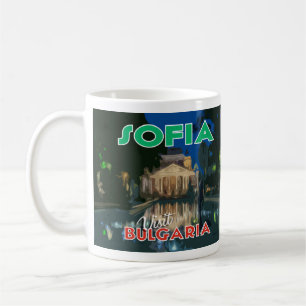 Taza De Café Sofía, Visita Bulgaria Me Encanta El Café Mug