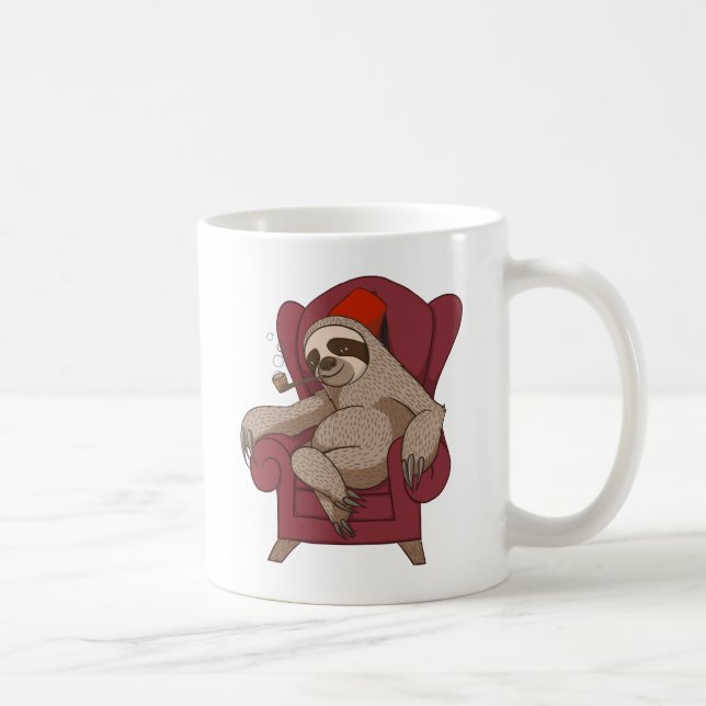 Taza De Café Sofisticado Tramo de Tres Toed (Derecha)