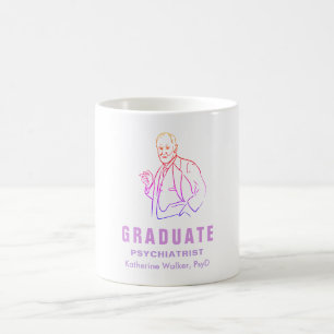 Taza De Café Soft Cream Pastel Freud Psychology Graduate Psycho