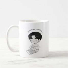 Taza De Café Soft Life Loading Cozy Chibi Boy Tea