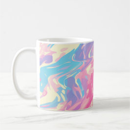 Taza De Café ✨ Soft Pastel Marble Design - Trendy & Smooth 🎨