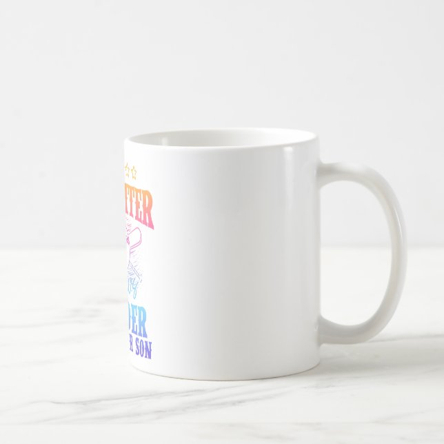 Taza De Café Softball Shirt Mom Dad (Derecha)