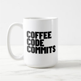 Taza De Café Software Engineer Life - Coffee Code Commits Devel