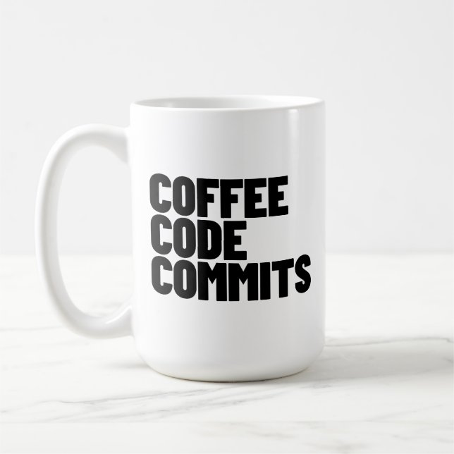 Taza De Café Software Engineer Life - Coffee Code Commits Devel (Izquierda)