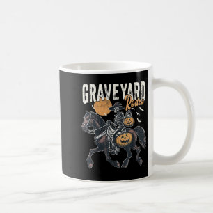 Taza De Café Soky Western Cowboy Skeleton Rodeo Pumpkin Hallowe
