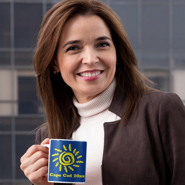 Taza De Café Sol amarillo en negrita: peluca de recuerdo de Per (Subido por el creador)