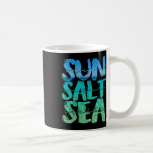 Taza De Café Sol Arena Mar Sal Playa Crucero Barco Verano Vacac