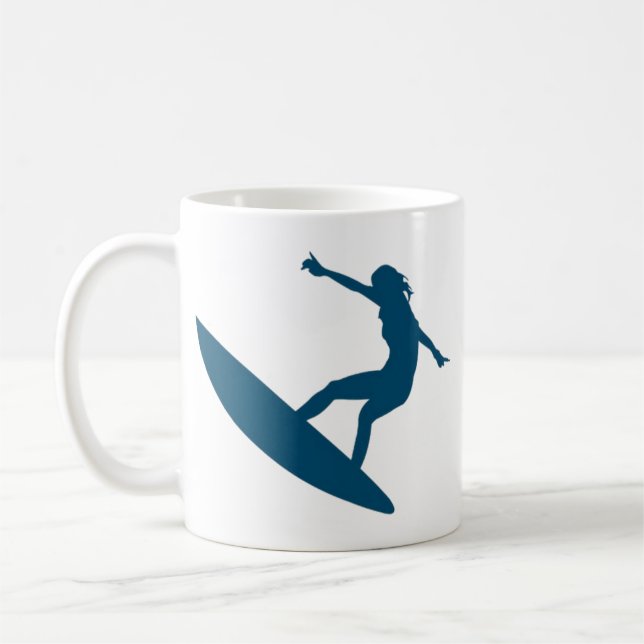 Taza De Café Sol, arena y olas (Izquierda)